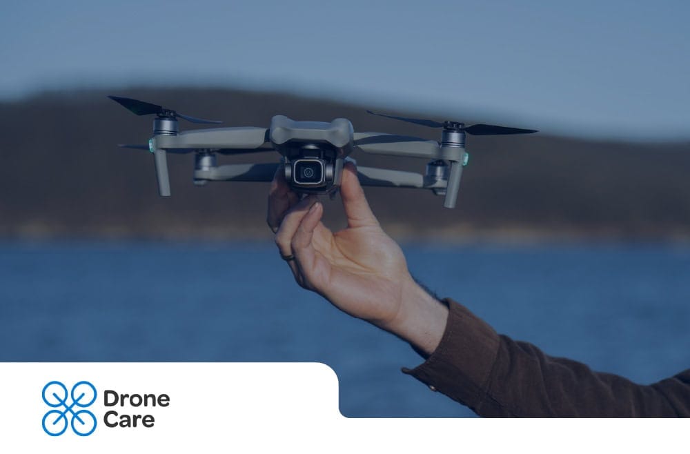 AVID-BusinessInsurance-Drone Farm machinery during harvest
